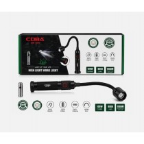 COBA FARO DA LAVORO MAGNETIZZATO ZOOM COLLO FLESSIBILE 100W 8800mAh CB-1507  