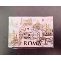 Calamita Magnete Frigorifero Fridge Magnets Print Stampe 2D Souvenir Roma 6363 7.9*5.3cm circa