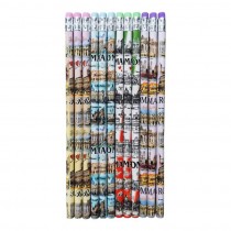 Set 12 Matite Matita Souvenir Ricordo Viaggio Italia Roma Pencils Rome Italy 6442
