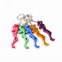Set di 12 Portachiavi Apribottiglie Pretty Women silhouette forma femminile donna Keychain Colori Misti
