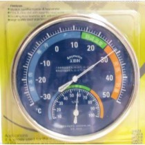TERMOMETRO IGROMETRO ANALOGICO INTERNO ESTERNO MISURA TEMPERATURA UMIDITA' CASA