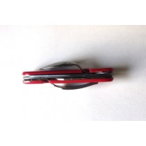 SET DI POSATE DA CAMPEGGIO ED ESCURSIONE IN ACCIAIO RICHIUDIBILI RED