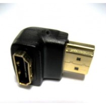 Adattatore CONNETTORE HDMI  FULL HD TV Angolare  M/F 90 gradi