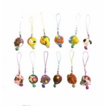 SET DI 12 CIONDOLI PORTACELLULARE IN FIMO CON SEGNI ZODIACALI