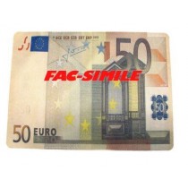 Tappetino mouse pad banconota 50 euro morbido antiscivolo in gomma Mouse pad