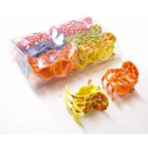 SET DI 12 MINI MOLLETTE MOLLETTINE PER CAPELLI BAMBINA STRAWBERRY