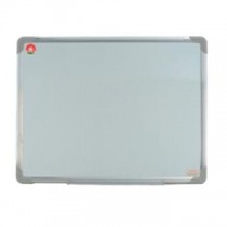 LAVAGNA BIANCA MAGNETICA 50x70cm CANCELLABILE CORNICE ALLUMINIO 