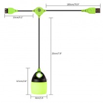 LED LUCE LANTERNA MULTI COMBINED USB LAMPADA CAMPEGGIO ESCURSIONE