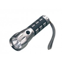 Torcia in Alluminio Dual Light 6 Led+1 Xenon Classic. 