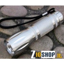 Torcia Luce Led 1W UltraBright Alluminio Impermeabile