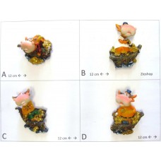 Calamita Magnete Frigo Fridge Magnets  MUCCA MONETA ORO