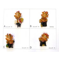 Calamita Magnete Frigo Fridge Magnets  MUCCA LEGGE LIBRO MUCCACON CORONA 