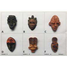 Calamita Magnete Frigo Fridge Magnets  MASCHERA AFRICANA ANTICA