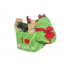 Calamita da Frigo Magnete Resina "ROMA BOX SURPRISE" Fridge Magnet Souvenir 