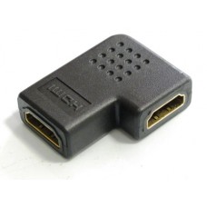 Adattatore HDMI F/F "L" 90 GRADI piani 1080p ADAPTER HDMI FEMALE/FEMALE