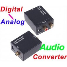 CONVERTITORE AUDIO DA DIGITALE(OPTICAL) A ANALOGICO (L/R)