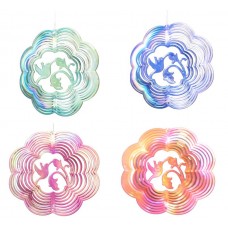 SCACCIAPENSIERI SCACCIAVOLATILI GIRANDOLA Mod."1946"COLIBRI' IN PLASTICA VARI COLORI