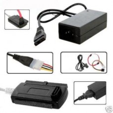 Adattatore USB -  IDE/SATA 3 IN 1 BLU  Per Hdd 3.5"  e  2.5" IDE+SATA E Unita' Ottiche