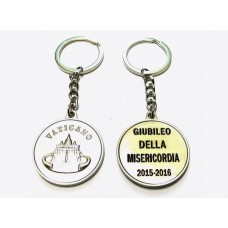 PORTACHIAVI SOUVENIR  "VATICANO JUBILEUM GIUBILEO " JUBILEE KEYCHAIN FROM ITALY