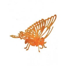 PUZZLE DA COLLEZIONE 3D FOSFORESCENTE FARFALLA COLORE VERDE GIADA 16 PEZZI 