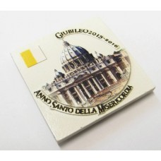 Calamita Frigo Magnete "Giubileo 2015-20126 Vaticano Roma Italia" FRIDGE MAGNET Souvenir Italy