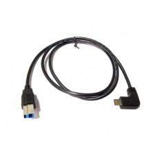 CAVO ADATTATORE ANGOLARE USB-A M 3.0 A USB-C M 3.1 DA 1m A 90 
