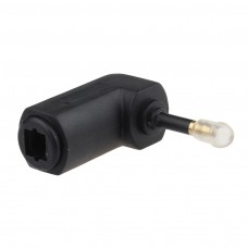 Adattatore AUDIO DA Toslink Digitale Ottico Jack ottico A 3.5mm MINI SPINA 90 Gradi