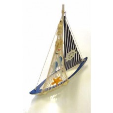 BARCA PESCATORE YZ189 CON LA BASE GRANDE Souvenir RICORDO Viaggio Collezione Mare