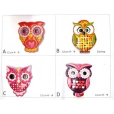 Calamita Magnete Frigo Fridge Magnets  GUFO CON RILIEVO FANTASY 2# 