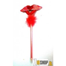 Penna a sfera vari colori e forme con Piume.Idea regalo