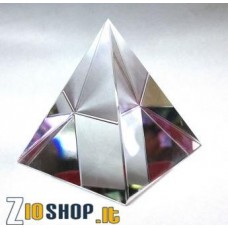 Spettro Luce Prisma triangolare - Piramide in Vetro varie grandezze idea regalo  forma piramidale egizi misura 4.8 x 4.8 x 5 2 (h) cm