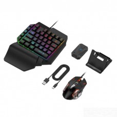 SET GAMING 4 IN 1 BLUETOOTH SMARTPHONE IOS APPLE ANDROID TASTIERA MOUSE RGB