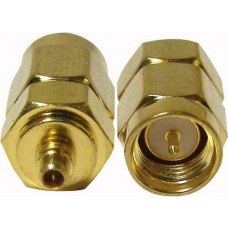 CONNETTORE COASSIALE  ADATTATORE DA SMA MASCHIO A MMCX MASCHIO 