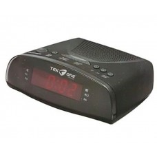 Radio Sveglia Digitale FM Display a LED PLL Rosso Allarme FM AM Snooze