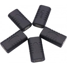 ADATTATORE ACCOPPIATORE GENDER CHANGER USB TYPE-C FEMMINA FEMMINA DRITTO