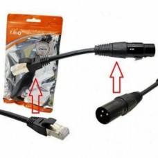 Cavo Adattatore Audio Da RJ45 Maschio  A Da XLR Maschio DMX