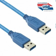 CAVO CORTO  USB 3.0 TIPO A MASCHIO / MASCHIO BLU 50 Cm