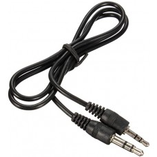 Cavo ADATTATORE Stereo AUX audio da 2,5 mm a jack 3,5 mm, Nero