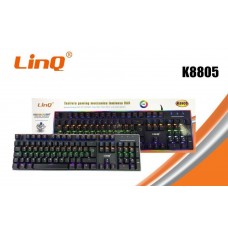 Tastiera Meccanica Gaming Da Gioco Retroilluminata RGB Luce Usb Pc Computer