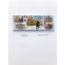 Calamita Stampa Magnete Frigo Souvenir Innamorarsi a Roma Love Rome Fridge Magnets 4123