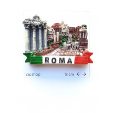 Calamita Magnete Frigo Souvenir Roma Foro Romano fridge magnets Italy Rome