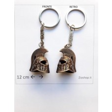 Souvenir Roma Portachiavi  ELMO CENTURIONE Porta Chiave in Metallo  keychain Rome Italy