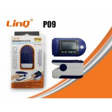 PULSOSSIMETRO MISURATORE DI OSSIGENO PORTATILE DA DITO OSSIMETRO SATURIMETRO Linq P09