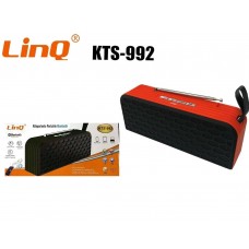 LINQ ALTOPARLANTE PORTATILE BLUETOOTH DA 5W*2 RADIO TF BT USB AUX KTS-992