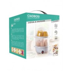 LINQ MINI VAPORIERA CUOCI UOVA LEGUMI A VAPORE BOLLITORE ELETTRICO 350W CUOCIUOVA TX-9596