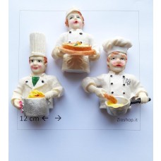 Calamita Frigo Magnete Cuoco happy Chefs Collezione Fridge magnets 