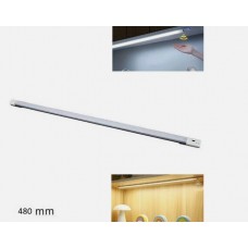 BARRA DI LUCE A LED CUCINA ARMADIO SOTTOPENSILE LUCE (FREDDA /CALDA /NATURALE) DA 48CM CON SENSORE MOVIMENTO RICARICABILE MAGNETICO