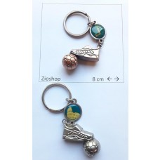 PORTACHIAVE SOUVENIR ITALIA ROMA IN METALLO WORLD CHAMPION KEYCHAIN 4896
