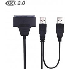 Cavo Adattatore USB2.0 da USB2.0 a SATA da 22 Pin per connettore per Disco Rigido SATA da 2,5"per Disco Rigido per Laptop