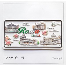 Calamita Magnete Frigorifero Fridge Magnets Print Stampe 3D Alto Rilievo Souvenir Roma 5239 12*6cm circa